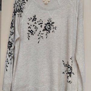Women's Style & Co Light Gray Knit Top (XL) NWT